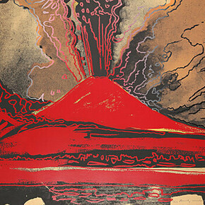Andy Warhol, Vesuvius, Farbsiebdruck, 1985, 79,7 x 99,7 cm