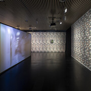 The natural contract: technology, media, human, nature, exhibition view. Courtesy of Tsinghua University Art Museum