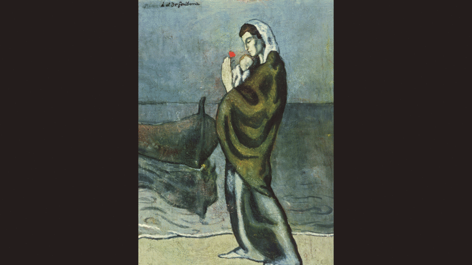 Pablo Picasso
Mujer y niño a la orilla del mar
© www.bridgemanimages.com © Succession Picasso 2018