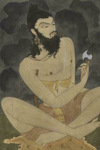 Y.G. Srimati, Indian, 1926 – 2007, Parashurama, Rama with the Battle Axe, Chennai, 1946, Watercolor on paper, 19 7/8 in. x 13 ¼ in. (50.5 x 33.7 cm). The Metropolitan Museum of Art, New York, Friends of Asian Art Gifts, 2009 (2009. 103)