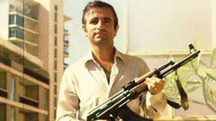 Tomás Alcoverro, en el balcón de su casa de Beirut, donde vive desde hace más de 50 años, Beirut, Líbano