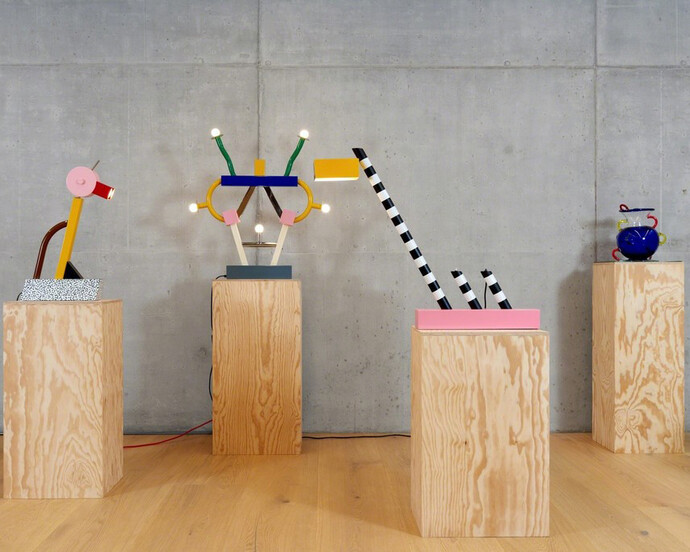 Ettore Sottsass & The Memphis Group. Courtesy of Grieder Contemporary