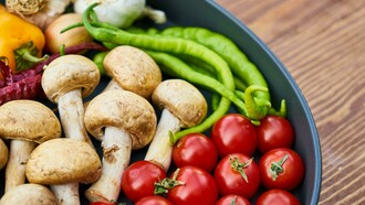 A plant based bowl full of color, nutrients and Ayurvedic balance nourishing both body and soul