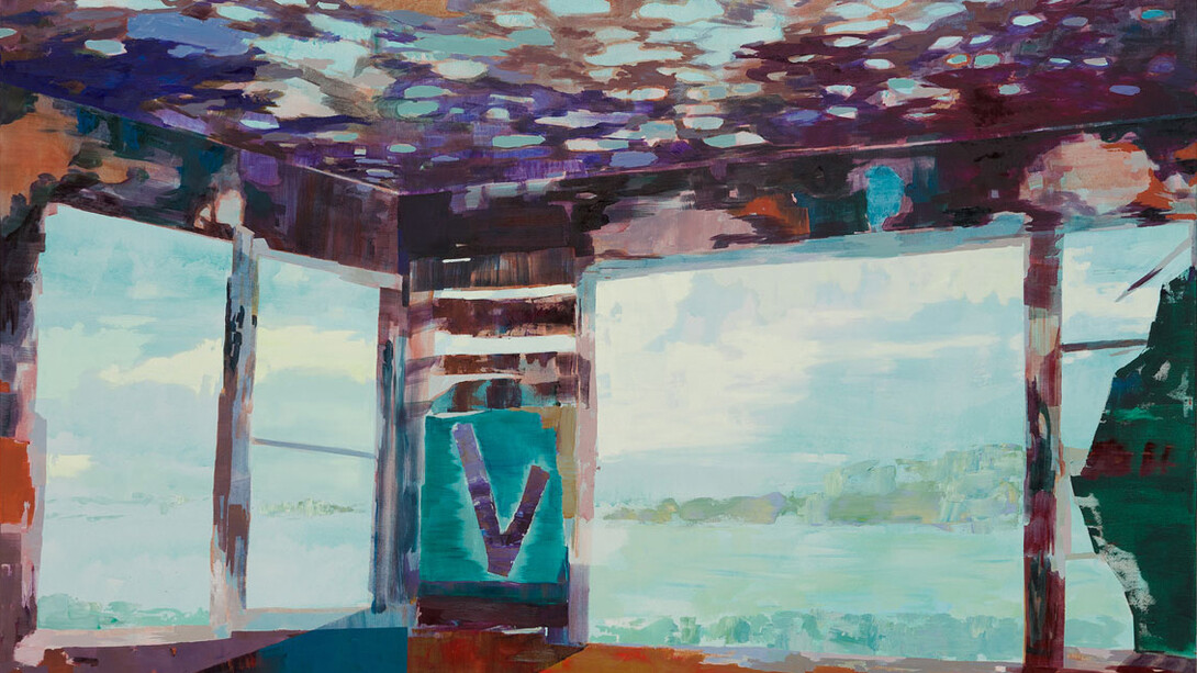 Michelle Jezierski, Vacant, 2014, Oil on canvas, 140 x 170 cm