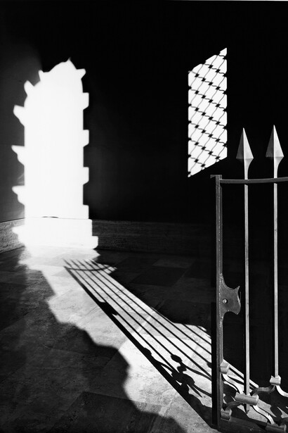  George Tatge - Autoritratto con cancello 2008