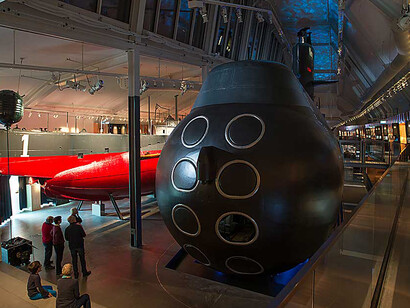 The Submarine Hall. Courtesy of Sjöhistoriska museet