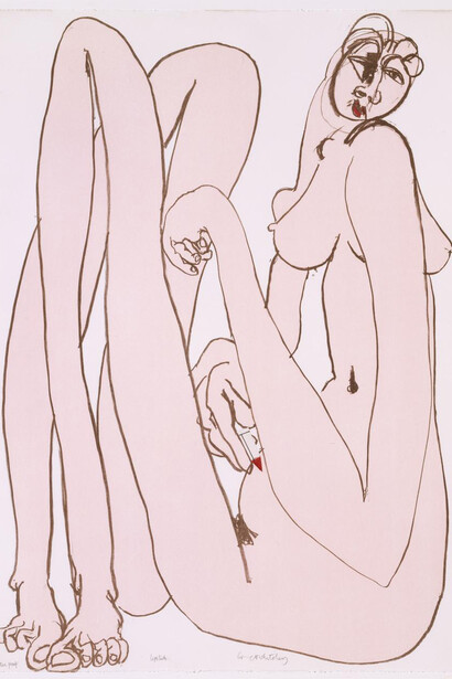Baldessin/Whiteley. Courtesy of NGV