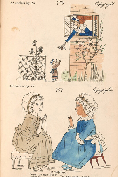 Repurposed. Creative reuse in the library collection, artwork in exhibition. Courtesy of Museums of History NSW