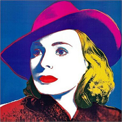 Warhol, Andy - Ingrid Bergman con sombrero