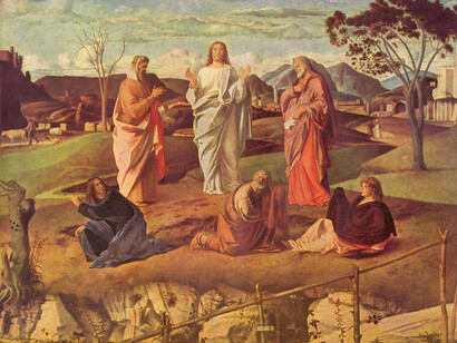 Giovanni Bellini, Trasfigurazione, Napoli, Galleria Nazionale di Capodimonte