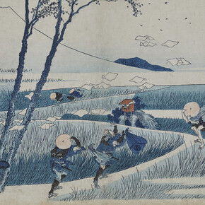 The great wave digital 2.0, artwork in exhibition. Courtesy of Moa Museum of Art