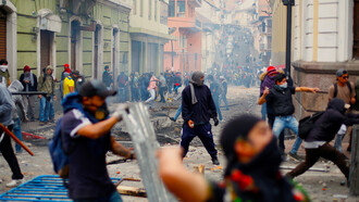 Protestas en Ecuador