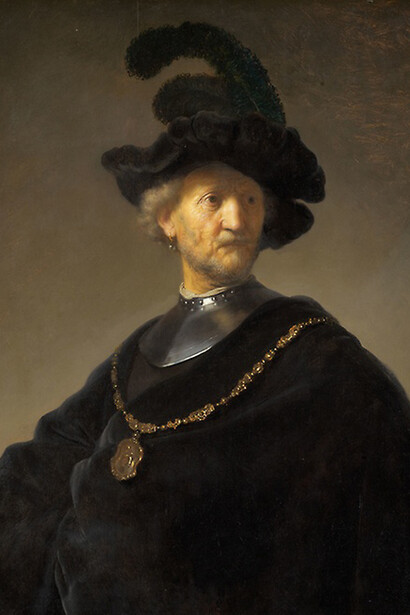Old Man with a Gold Chain, 1626–1636
Rembrandt Harmenszoon van Rijn