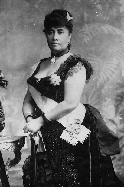 Queen Liliʻuokalani (1838–1917), the only queen regnant and final sovereign ruler of the Hawaiian Kingdom