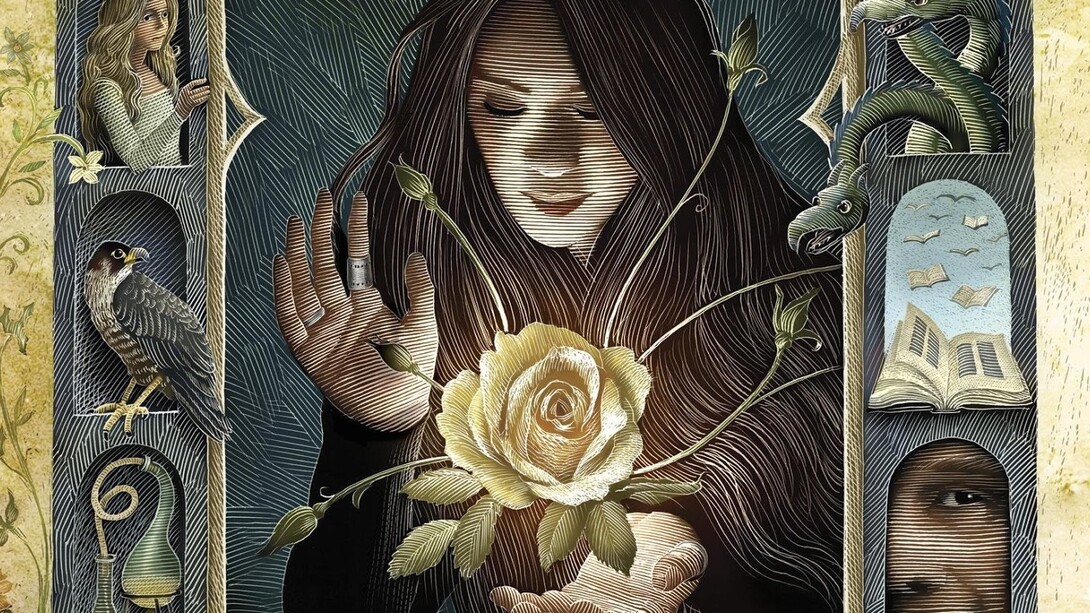 Ilustración del libro "Un cuento oscuro"