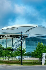 A clear view of AT&T Stadium, representing the benchmark for fan experience among 2026 FIFA World Cup venues