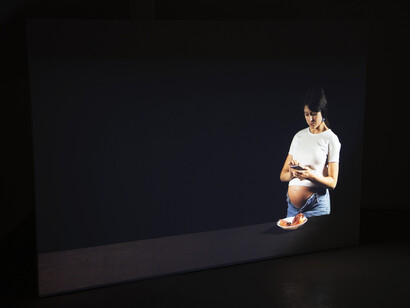Ana Rebordão, Within a kiss, exhibition view. Courtesy of Meno Parkas Gallery