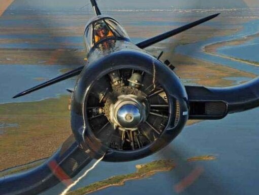 Chance Vought F4U-5N Corsair. Courtesy of Lone Star Flight Museum