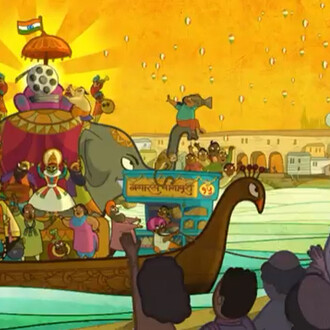 Fotogramma dal cortometraggio promozionale del River to River Florence Indian Film Festival. Per gentile concessione di River to River Florence Indian Film Festival