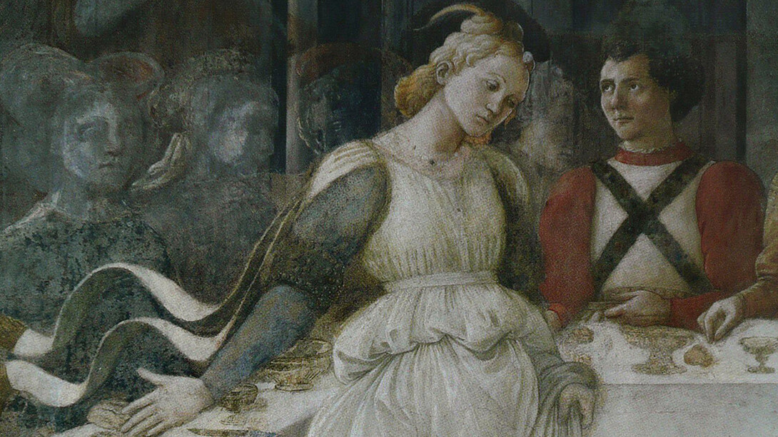 Salomè-Lucrezia Buti negli affreschi di Lippi nel Duomo di Prato