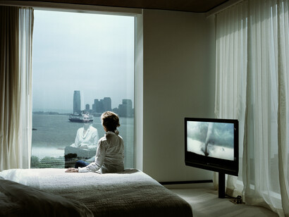 Philip-Lorca diCorcia, Iolanda, 2011, Inkjet print, 40 x 49 1/2 inches (101.6 x 125.7 cm). Courtesy the artist and David Zwirner, New York/London