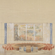 The Security Council Chamber. Courtesy of The National Gallery