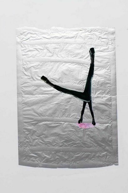 Rckay Rax, the law, mixed media on paper, 416 x 586 mm, Photography Adam Laycock