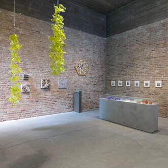 Tue Greenfort, Wunderkammer, exhibition view. Courtesy of König Galerie