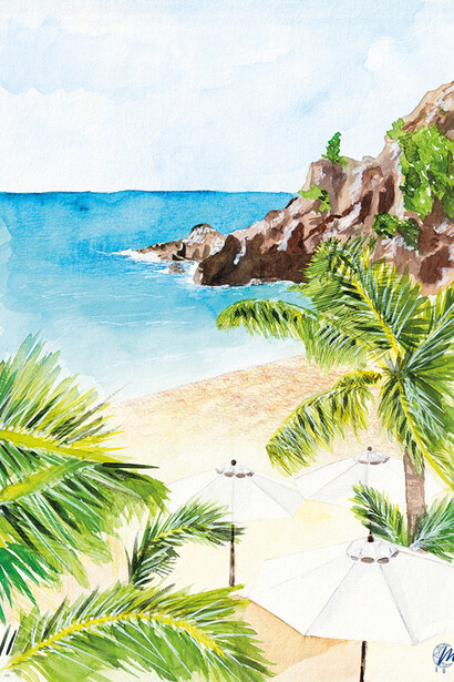 Julie Fumat, Shell beach, 2024. Courtesy of Space Gallery St Barth 