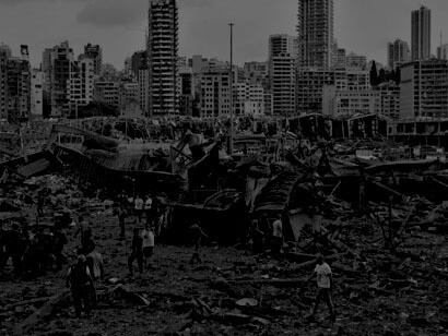 Beirut oggi, sfregiata dall'esplosione