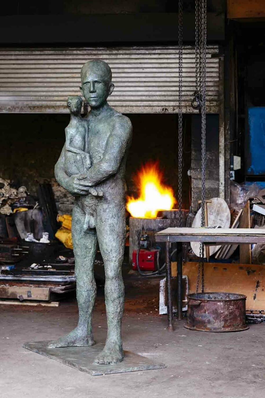 Anthony Scott, Connla, 2015, Bronze, Edition 1 of 3, H: 218 x L: 57 x W: 122 cm
