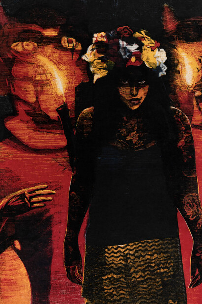 Adrián Arguedas Ruano, Cautivos (detail), 2021. Courtesy of Craig Krull Gallery