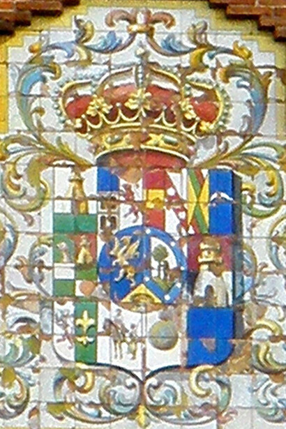 Plaza de toros de las Ventas, azulejos de la torre, Madrid, España
