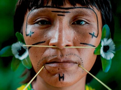 Tribo Amazônica Yanomami, Brasil