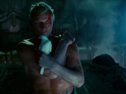Blade Runner. Rutger Hauer como o android Roy Batty