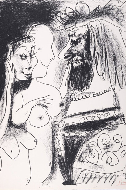 Picasso, artwork in exhibition. Courtesy of National Gallery