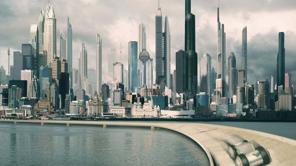 Futuristic metropolis