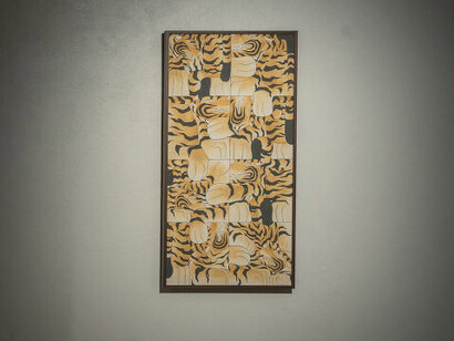 Zimbiri, Dear tiger, exhibition view. Courtesy of Nature Morte