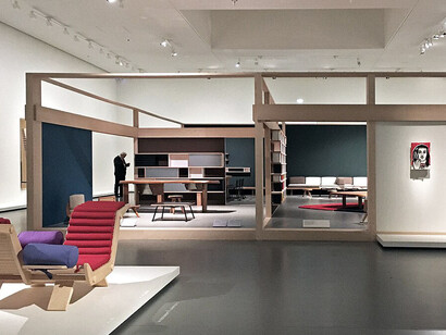 The "Charlotte Perriand: Inventing a New World" exhibition was showcased at the Fondation Louis Vuitton in Paris, France