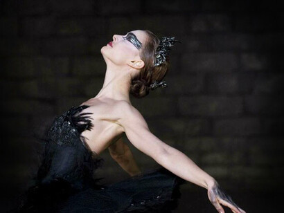Natalie Portman as the Black Swan in Darren Aronofsky's Black Swan