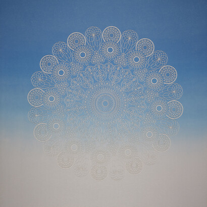 Ashley Yeo
A soft spring
2020
hand-cut paper
44.5 x 44.5 cm
© Ashley Yeo, photography by Wong Jing Wei,
image courtesy of Mizuma Gallery