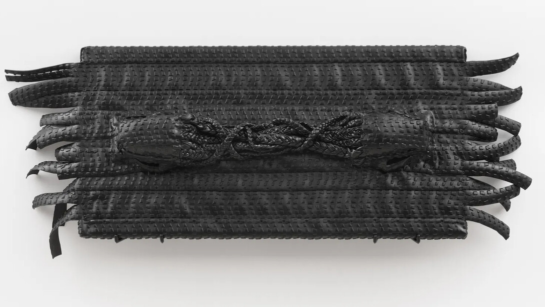 Kim Dacres, The day that you are me and I am you (Braided flag two heads), 2026. Courtesy of Charles Moffett Gallery