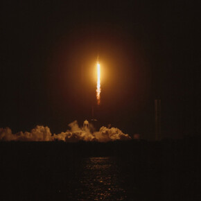 Taryn Simon, SpaceX Dragon Launch, NASA Kennedy Space Center, Merritt Island, Florida, 2024. Courtesy of Gagosian