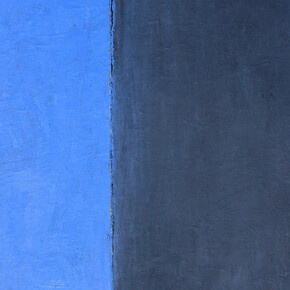 Laura Beard, Acoustic Shadow Blue, 2018, Mixed media, 36 x 48 inches (91.44 x 121.92 cm). Courtesy of Bruno David Gallery and Laura Beard