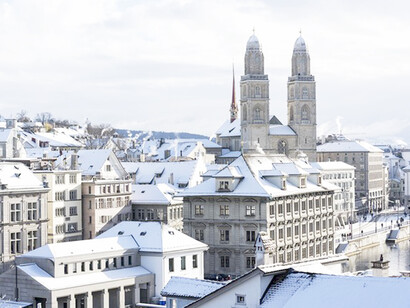 Zurich in winter