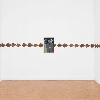 Gala Berger, Los premios, vista de exhibición. Cortesía de Galería Nora Fisch