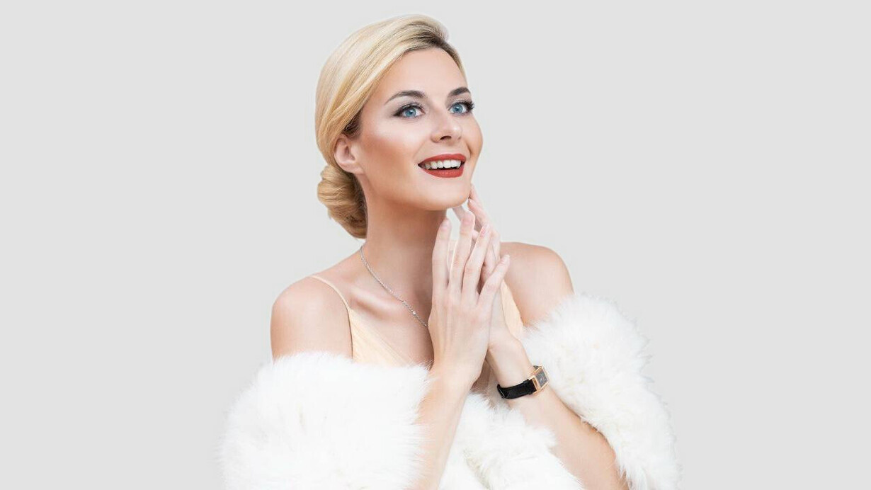 La cantante e soprano Daria Davidoff