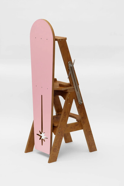Nicholas DePass, Bachelor chair, white oak 02, 2026. Courtesy of Make Room
