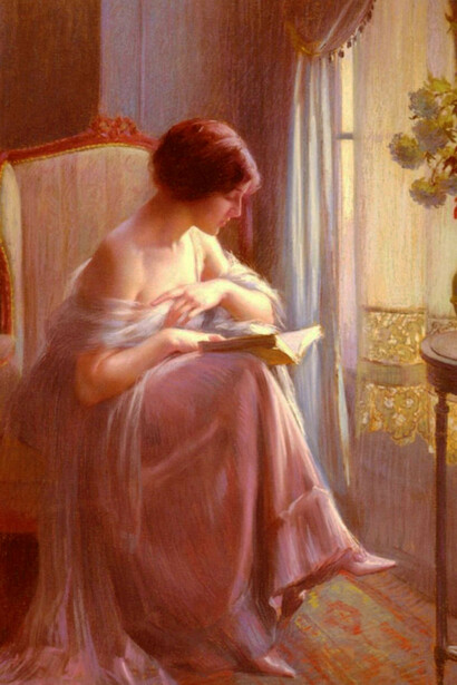 Delphin Enjolras- Young Woman Reading By A Window