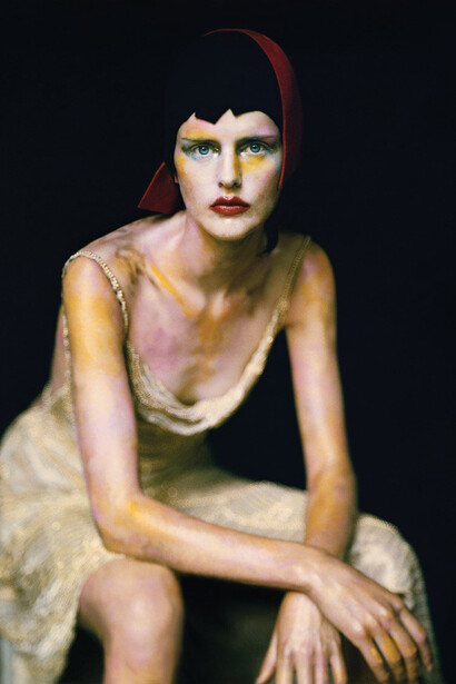 Linda Evangelista, Photography by Paolo Roversi, for Vogue Magazine France